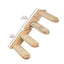 Solid Wood Wall Mounted Cat Tree Wooden Shelves Segment Ladders with Hammock and Cat House Cat Bridge for Kittens Perch Sleeping