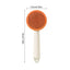 Self Cleaning Cat Brush Pet Cleaning Brush Pet Brush for Grooming Hair Removal with Release Button and Ergonomic Handle