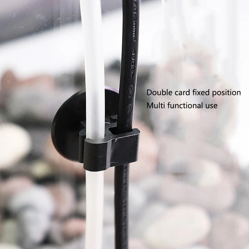 5Pcs Aquarium Suction Cup Clip Fish Tank AirLine Tube Oxygen Hose Pump Power Cord Buckle Wire Finisher Suction Cups  6/16/20mm