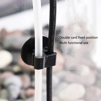 5Pcs Aquarium Suction Cup Clip Fish Tank AirLine Tube Oxygen Hose Pump Power Cord Buckle Wire Finisher Suction Cups  6/16/20mm