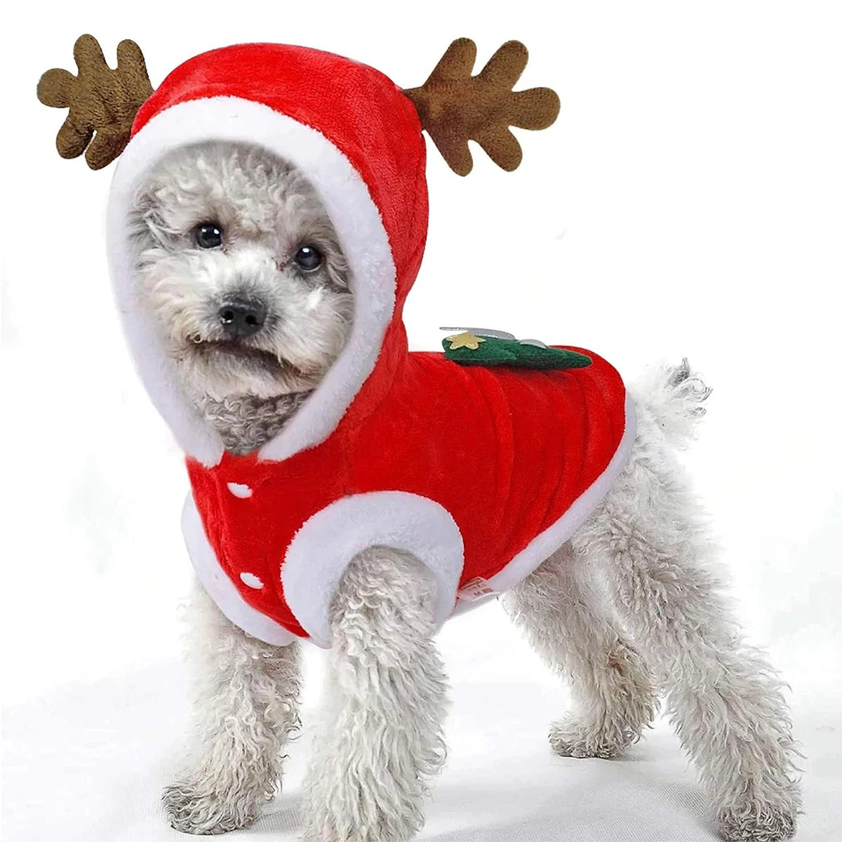 Christmas Pet Clothes Dog Cat Hoodies Autumn Winter Warm Coat for Small Medium Dogs Jacket Sweater Puppy French Bulldog Clothing