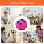 Treat Dispenser Toys For Dogs Interactive Puppy Squeaky Treat Dispenser Ball Dog Teeth-Grinding Toy Puppy Puzzle Slow Feeder