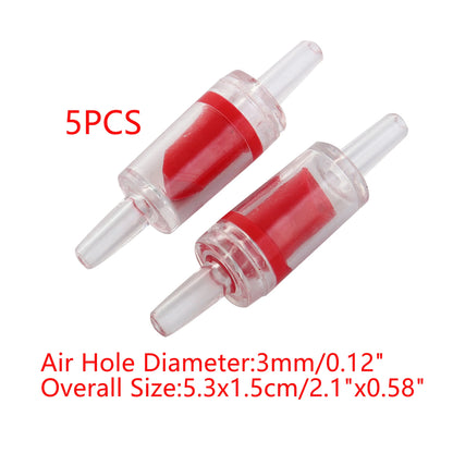 UXCELL Aquarium Air Pump Check Valve Fish Tank One-way Check Valve Tracheal Hose Pipe Carbon Dioxide System Accessories