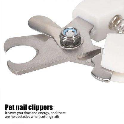 Dog Nail Clippers & Cat Nail Clipper for Small Large Pets Stainless Steel Nailclippers with Safety Guard to Prevent Over-Cutting