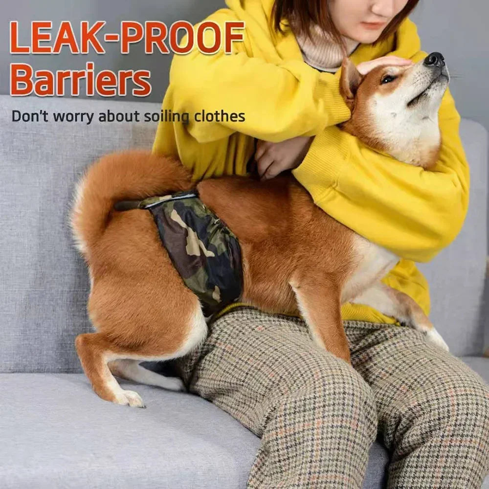 Male Dog Belly Bands for Male Dogs Washable Pet Dog Diapers High Absorbing Doggy & Puppy Nappies Warp Reusable Pet Products