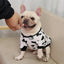 Lovely Leopard Pet Dog Clothes Soft Flannel Winter Puppy Overalls York Dog Cartoon Printing Sphinx Cat Sweatshirt Drop Shipping
