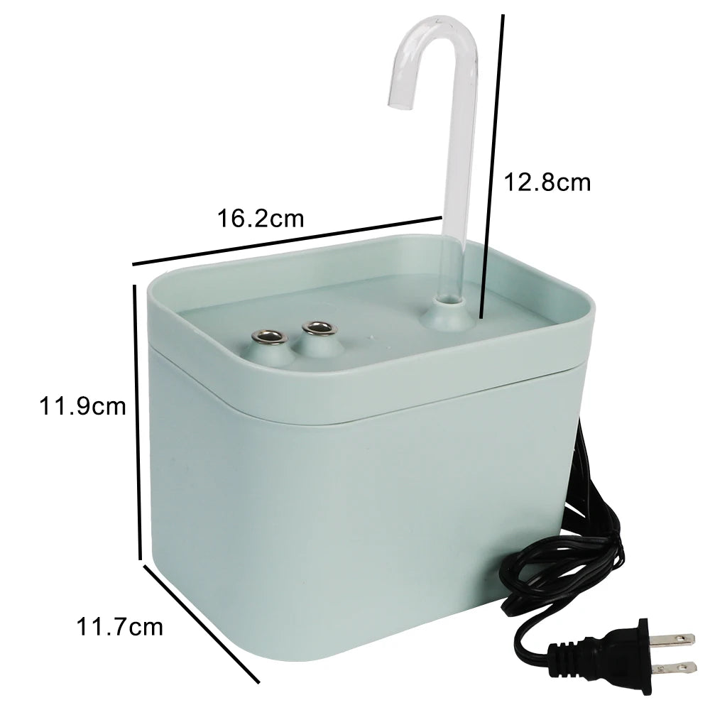 Recirculate Filtring Auto Filter Dispenser for Cats Pet Water Cat Water Fountain USB Electric Mute 1.5L Cat Drinker Bowl