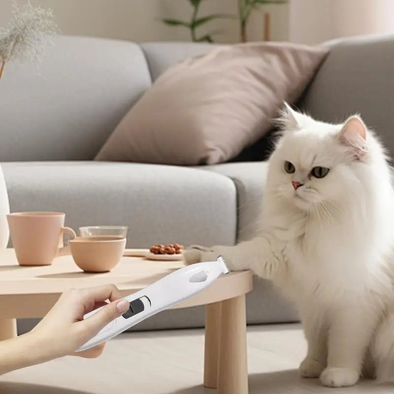 Rechargeable Dog Paw Trimmer Dog Paw Grooming Low Noise Cordless Dog Grooming Kit 2 Speed Pet Hair Shaver For Paws Beauty Tool