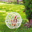 Ball Cage For Chickens Movable 3 Pieces Chicken Orb Ball Cage Pet Safety Chicken Cage Ball-Shaped Chicken Hamster Ball Cage