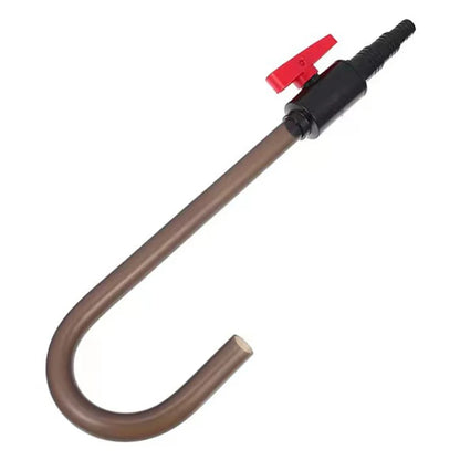 U-Shaped Fish Tank Water Changer Tube Aquarium Cleaning Tools Hanging Water Dispenser Supply Pipe Wall Mounted Elbow Hose