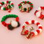 Christmas Necklace for Pet Dogs Sequins Bow Knot Candy Green Fluffy Chihuahua Small Puppy Collars Designer Fancy Cat Accessories