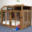 Modern Dog Pet Furniture Wood Crate Pet House Furniture Indoor Dog House Wooden Dog House Crate Pet Fence