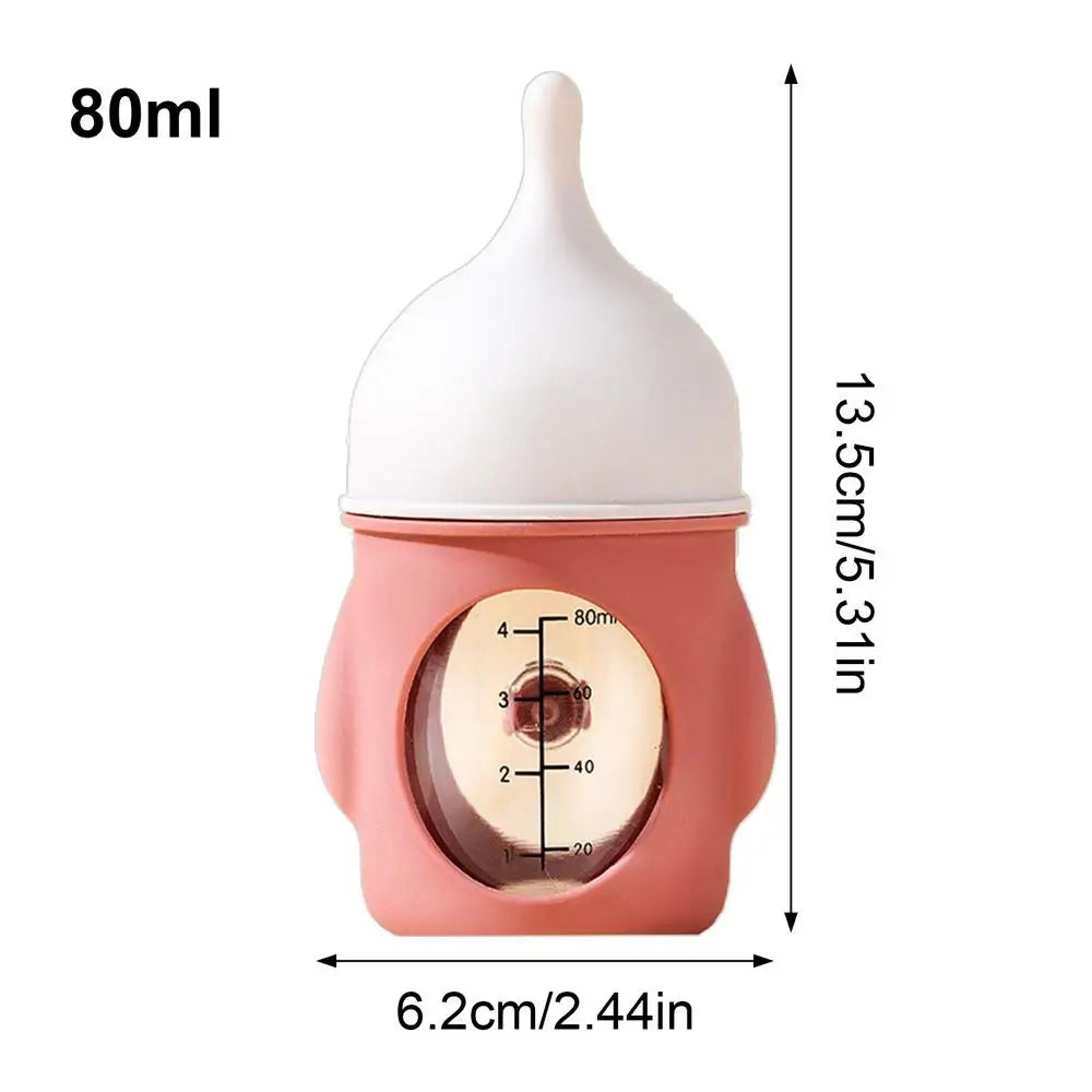 Pet Nursing Bottle Nursing Kitten Feeder Anti-Choking Silicone Feeding Nipple Small Animals Feeder with Visual Scale for Guinea