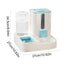 Cat Automatic Feeders Large Capacity Pet Feeding Dog Food Dispenser Reusable Kitten Puppy Water Dispenser for Home Cage