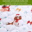 Reusable Puppy Pads Christmas Theme Pet Pee Pads Leak-Proof Puppy Pads Pee Pee Pads Super Absorbent Whelping Mat 60*45cm