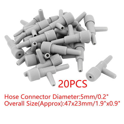 UXCELL Aquarium Air Line Tubing Control Valve 2/3 ways Fish Tank Connector Pump Flow Pipe Valves Tube Hose Trachea Accessories