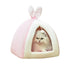 Rabbit Ear Plush Dog Cat Pet Bed House Nest Warm Super Soft Pet Basket Puppy Cushion Mat Cat Pets Supplies
