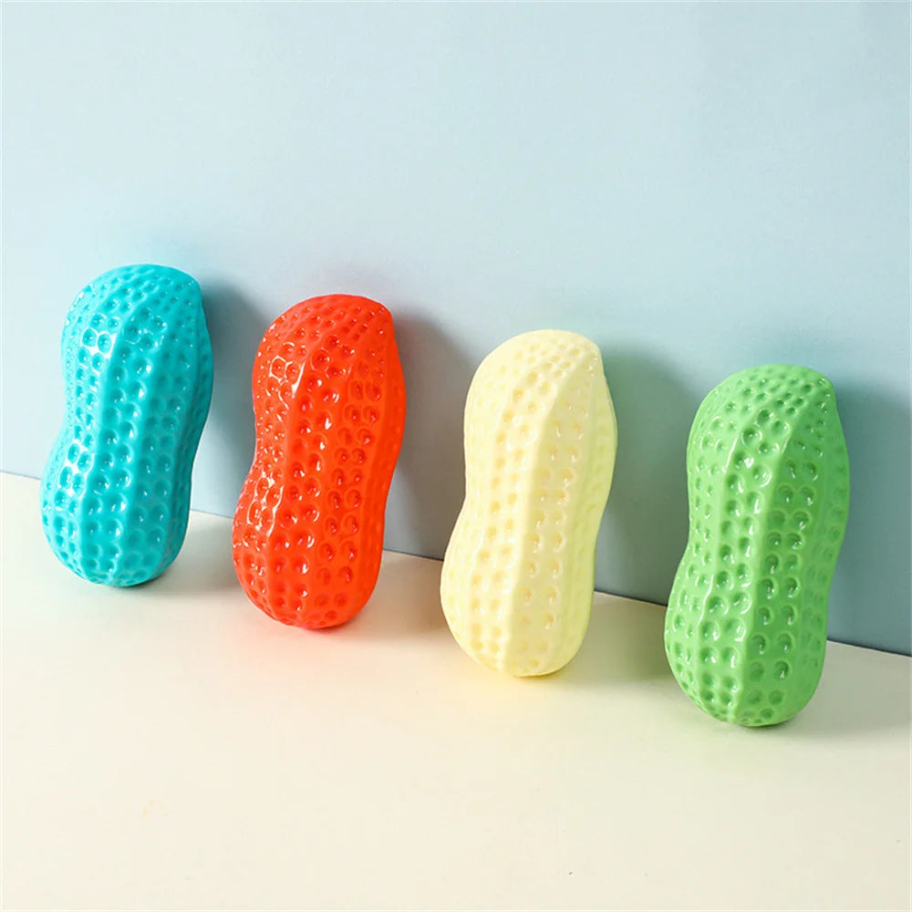 Safety TPR Squeaky Dog Toys Bite Resistant Pet Chew Toy for Puppy Medium Large Dogs French Bulldog mascotas Interactive Products