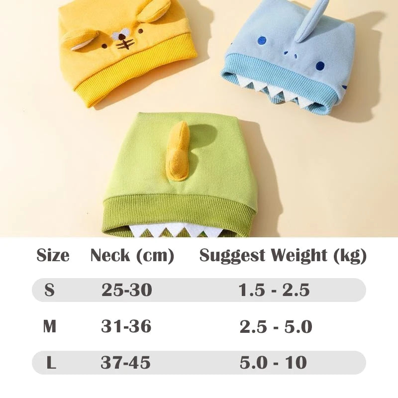 Elastic Winter Cosplay Cat Hat Funny Animal Warm Cotton Pet Dog Head Wear Halloween New Year Chihuahua Gifts Pet Accessories