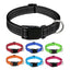 Reflective Dog Collar Adjustable Cat Collar Safety Nylon Pet Collar Durable Comfortable Reflective Pet Collar Pet Supplies