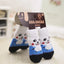 4pcs/Set Dog Shoes For Small Dogs Anti Slip Cat Socks For Cat Cute Dog Socks Pet Chihuahua Dog Clothes Christmas Dog Accessories