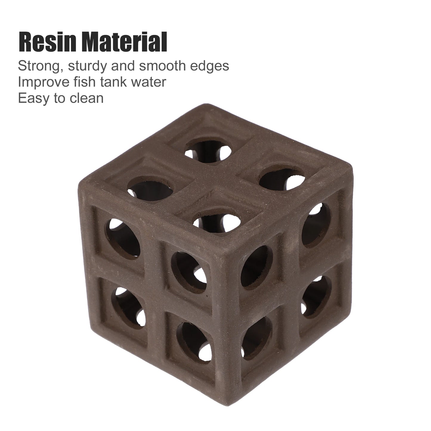UXCELL Aquarium Hideaway Rock Cave Decoration Parts Resin Fish Shrimps Shelter Pottery House Canister Fish Tank Accessories