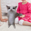 AKKUN Happy Cat Plush Stuffed Animal Cat With Sound Cute Cat Plush Interactive Cat Plush Stuffed Animal Happy Cat Kids Toys