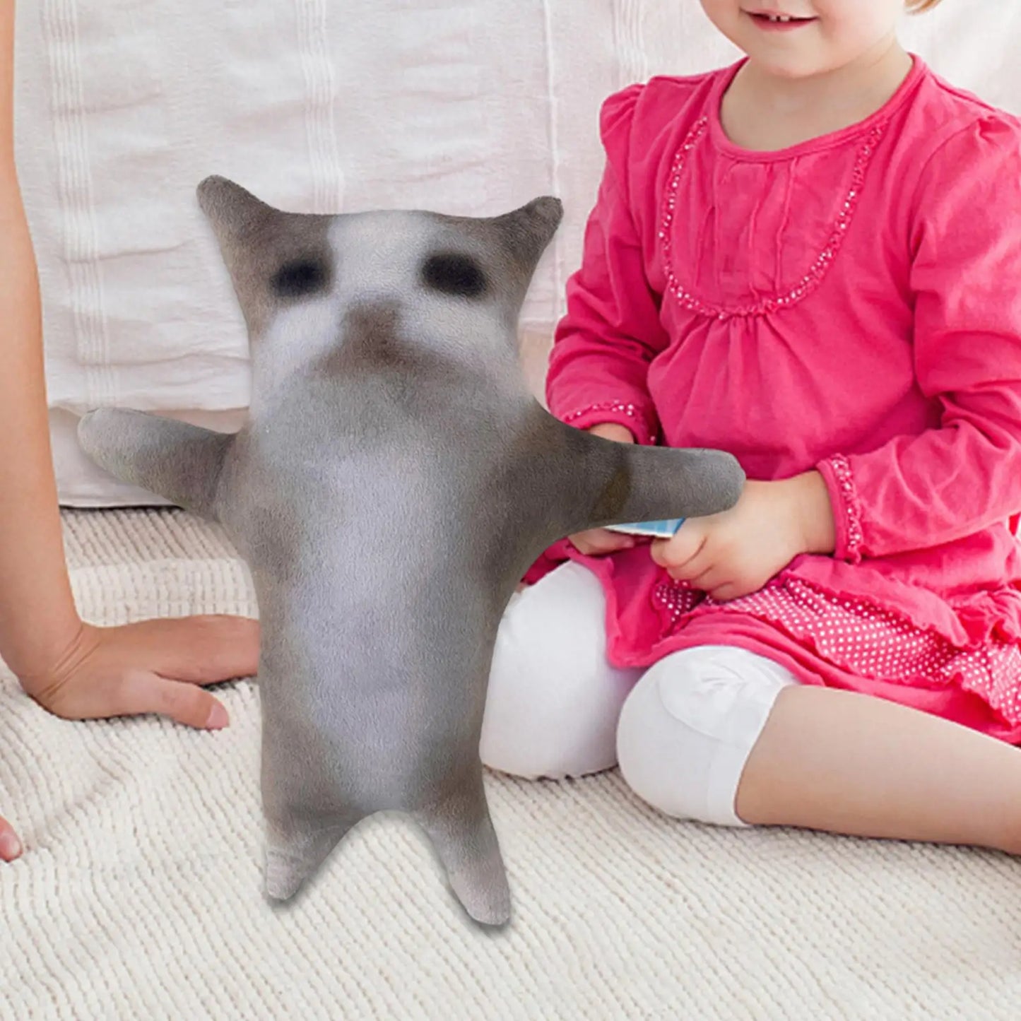 AKKUN Happy Cat Plush Stuffed Animal Cat With Sound Cute Cat Plush Interactive Cat Plush Stuffed Animal Happy Cat Kids Toys