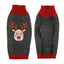 Christmas Dog Clothes Winter Dog Sweater Knitted Warm Coat Pet Clothing for Small Medium Dogs Costume Striped Print Dog Pullover