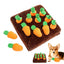 Squeaky Dog Toy Interactive Enrichment Dog Game 12 Carrots Snuffle Mat Carrot Farm Vegetable Squeaky Toy Pet Supplies Puzzle