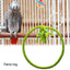 Rope Perches For Bird Cages Circle Rope Swing Easy Installation Natural Safe Soft Cotton Round Bird Swing For African Grey Macaw