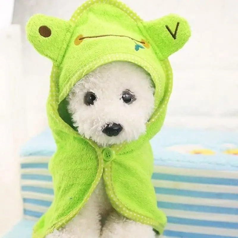 Pet Bath Towel Quick Drying Dog Towel Super Absorbent Soft Microfiber Bath Towel With Hoodie Lightweight For Drying Dogs Cats
