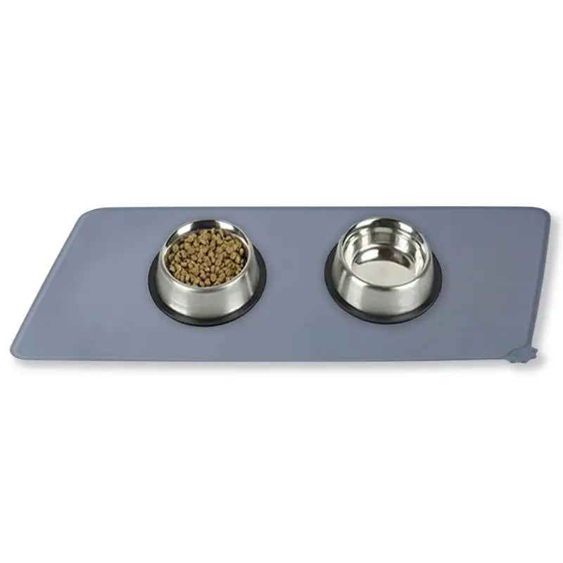 Dog Mat For Food And Water Large Dog Feeding Mat Food Grade Waterproof Non-Slip Silicone Pet Food Mat Waterproof Cat Mat For