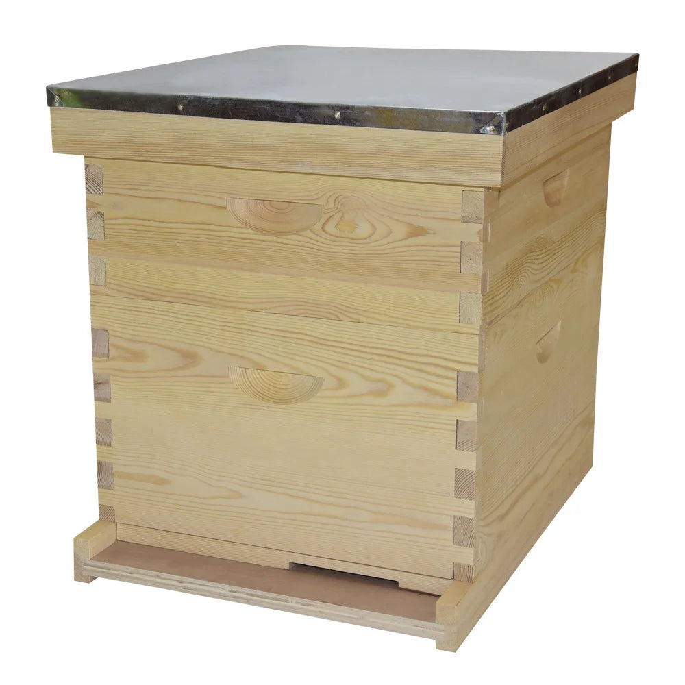 Benefitbee 8 or 10 frames New Zealand pine Langstorth bee hive wooden beehive