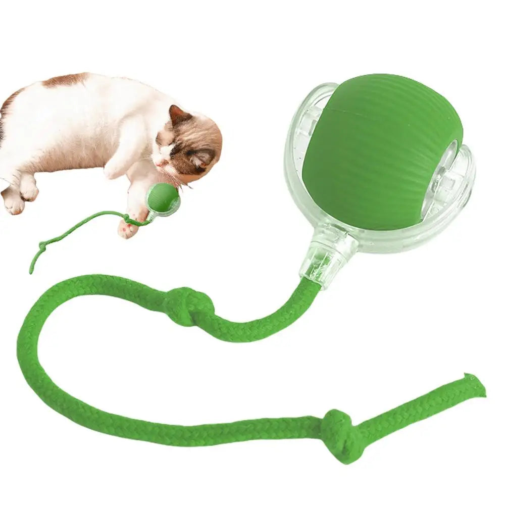 Electric Cat Ball Toys Automatic Rolling Ball Cat Puzzle Toy Cat Balls Smart Pet Interactive Toy Dog Cat Training Playing Toys