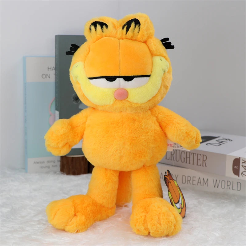 Original GARFIELD FAMILY Kawaii Soft Plush Toys Cute Cartoon Garfield Cat Odie Stuffed Animals Peluche Dolls Birthdays Gifts Kid