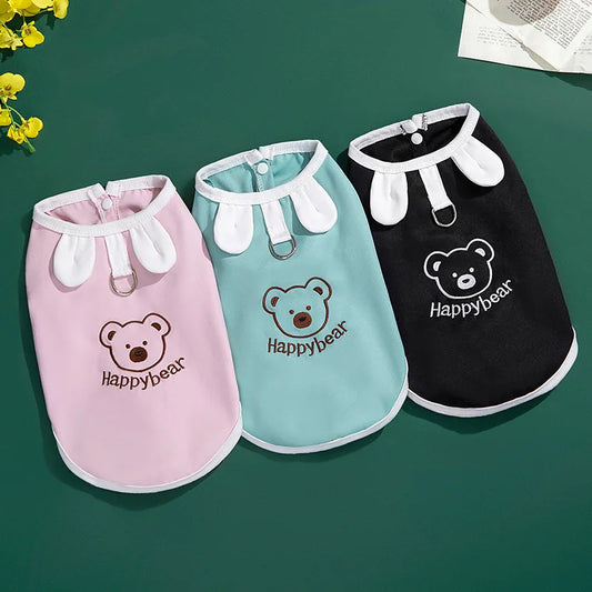 Dog clothes for small dogs Summer Comfortable Breathable T-shirt Puppy Cats Clothing Hooded Dog costume Summer chihuahua clothes