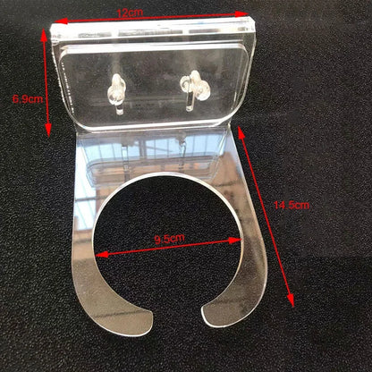 1Pcs Acrylic Aquarium Filter Bag Holder Frame Bracket for Bottom Fish Marine Filtration System 10cm Filter Bags Accessories