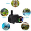 W Ultra Quiet Submersible Water Fountain Filter Fish Pond Aquarium Water Pump Tank Fountain With 12 Lights