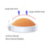 1Pcs 40/50mm Fish Tank Aquarium Air Stone Oxygen Aerator Increasing Air Bubble Pond Pump Hydroponic Oxygen Accessories Orange