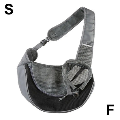 Large Space Pet Travel Shoulder Bag, Widened And Thickened Shoulder Strap Design Does Not Squeeze Breathable Mesh Pet Backpack
