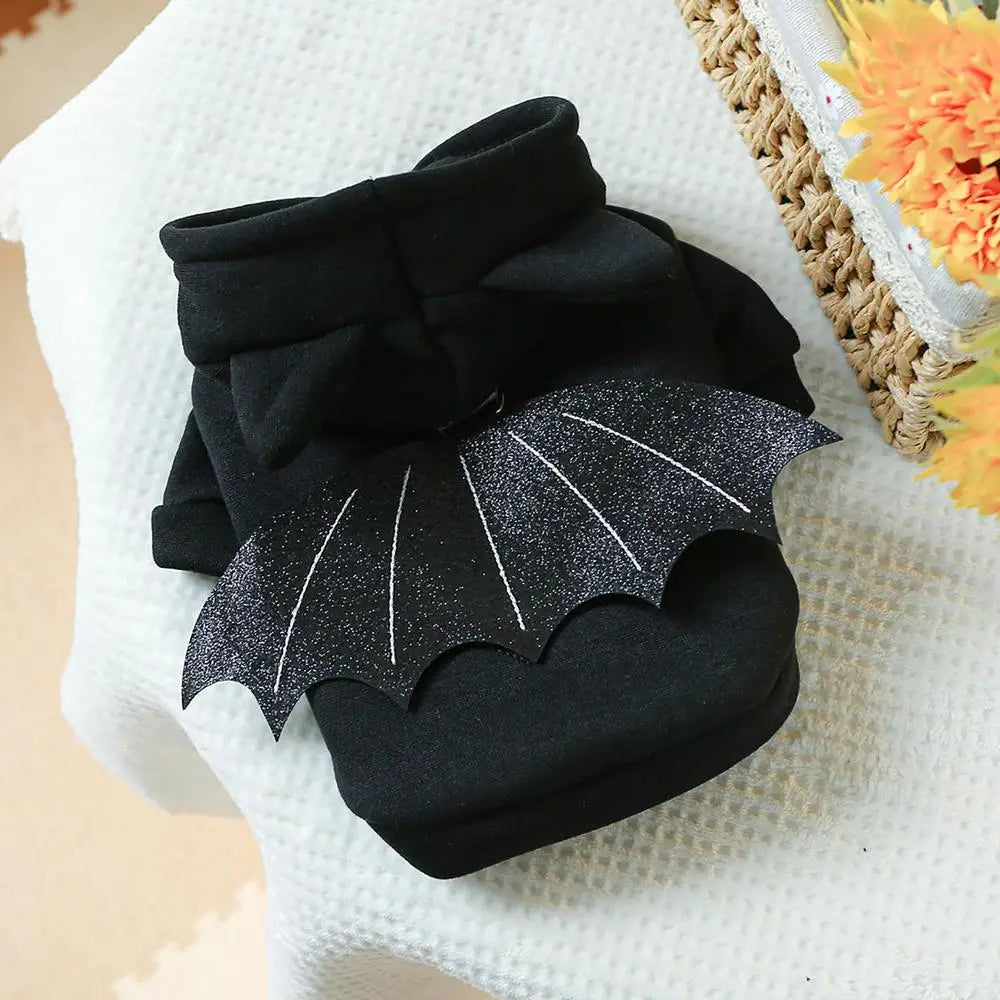 Pet Halloween Costumes Pet Clothes Halloween Black Bat Dogs Hoodies Halloween Dogs Hoodies Pet Outfit Clothing Cool Apparel For