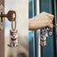 Husky Dog Cartoon Acrylic Keychain Cute Puppy Acrylic Pendant Versatile Charm for Car Mirror,Backpacks,Home,Festive,Gift & Decor