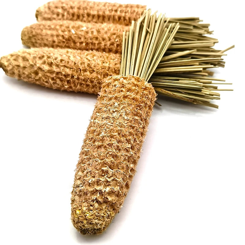 Natural Straw Rope Carrot Hamster Molar Chew toy Small Pets Toys For Hamster Rabbit Grinding Groducts Gnaw Toy Supplies