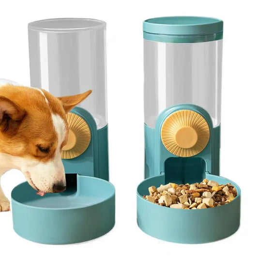 1000ml Pet Rabbit Feeder Automatic Pet Food Water Dispenser Large Capacity Bunny Feeder Pet Cage Food Water Bowl For Puppy Cat