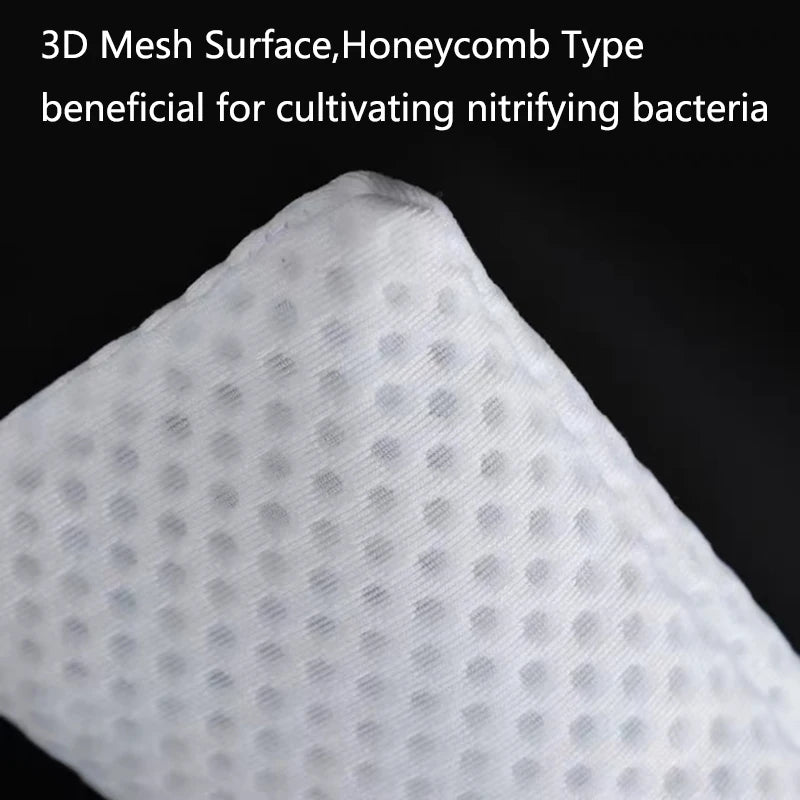 Anti Overflow Aquarium Filter Bag with Frame Washable Reusable Mesh Foam Carpet Sock Bag for Fish Marine Filtration System Hot