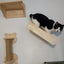 Cat Wall Shelf Wooden Cat Perch Furniture for Sleeping Cats Shelves Stair Cat Climbing Training Steps Kitten Tower Tree Hammock