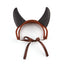 Halloween Ox Horn Headband for Cats Lovely Holiday Costume Pet Head Accessories Adjustable Chihuahua Kitten Decorate Products