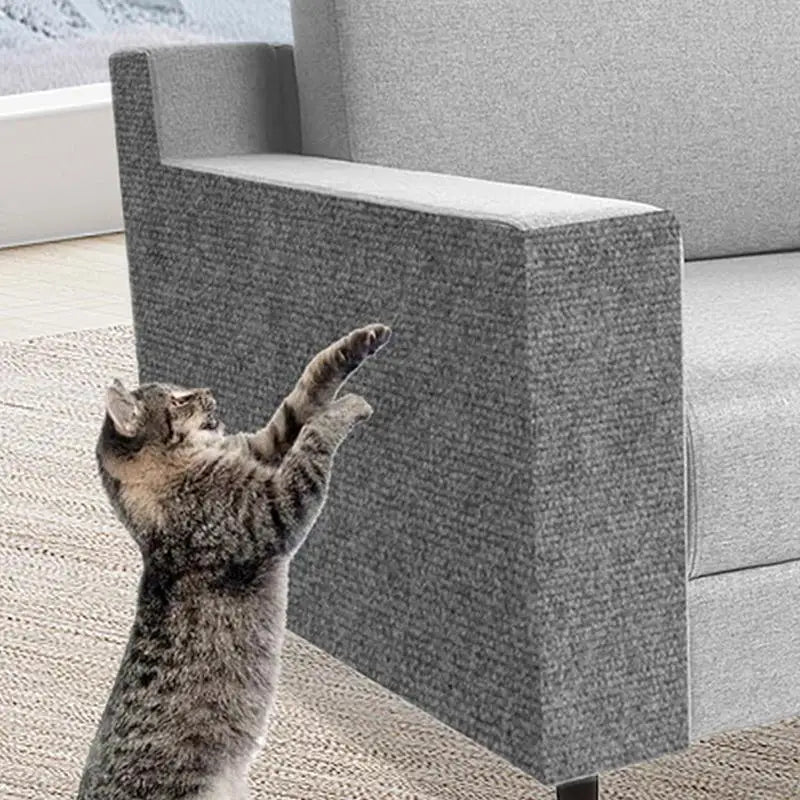 Cat Scratching Mat Self-Adhesive Trimmable Carpet Cat Pet Scratcher for Anti-scratching Sofa Furniture Protection Cat Accessorie