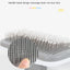 1PcsPet Dog Hair Brush Cat Comb Grooming And Care Cat Brush Stainless Steel Comb For Long Hair Dogs Cleaning